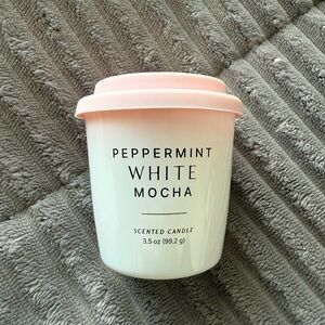 Peppermint White Mocha Scented Candle